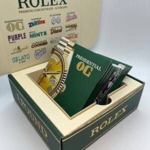 Rolex Premium Concentrate offers high-potency, solvent-free cannabis with rich flavors and powerful, long-lasting effects for connoisseurs.