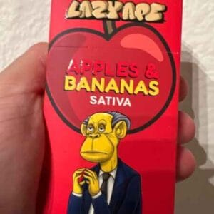 Lazy Ape Apples & Bananas offers a sweet, fruity flavor with a balanced high, perfect for creativity, relaxation, and euphoria.