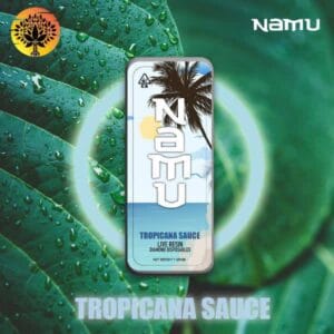 Experience the vibrant, tropical flavors of Namu Disposables Tropicana Sauce, offering smooth, potent hits for ultimate relaxation.