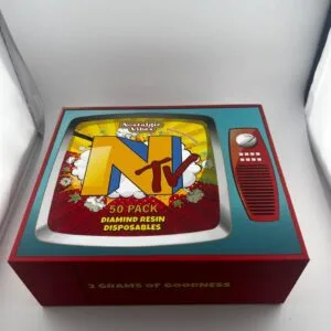 Nostalgic Vibes 2G Live Diamonds 50 Pack Master Box delivers premium live resin and THC-A diamonds for potent, flavorful vaping.