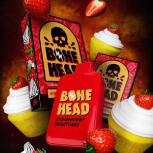 Bone Head Strawberry Shortcake offers a sweet, creamy dessert flavor with Liquid Diamonds and Live Resin for a balanced hybrid experience.