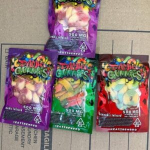 Dank Gummies offer delicious, fruit-infused flavors with premium THC, providing a potent, discreet, and consistent cannabis experience.