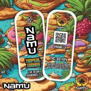Namu 2g Grape Tropical Cookies Resin Disposable
