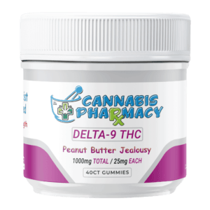 Cannabis Pharmacy Delta-9 THC Gummies | 25mg - Peanut Butter Jealousy - 40ct