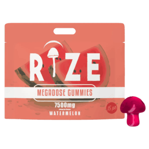 Rize | Watermelon Mushroom Gummies | Megadose 7500mg - 15ct