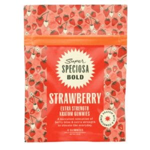 Super Speciosa | Extra Strength Kratom Gummies | Strawberry-(4ct)