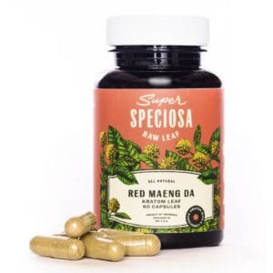 Relax and relieve stress with Super Speciosa Red Maeng Da Kratom Capsules (60ct). Potent, pure, lab-tested kratom.