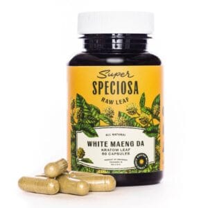 Boost energy, focus, and mood with Super Speciosa White Maeng Da Kratom Capsules (60ct). Pure, potent, and convenient.