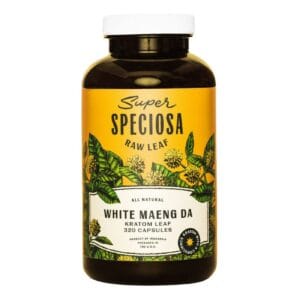Boost energy and focus with Super Speciosa White Maeng Da Kratom Capsules (320ct). Lab-tested, pure, and convenient bulk kratom.